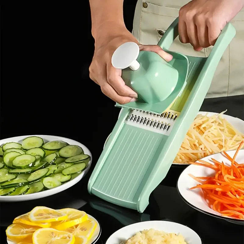 Household Vegetable Cutting Potato Slicer Shredder Multifunctional Fruit Julienne Slicer Grater with Handle Kitchen Gadgets