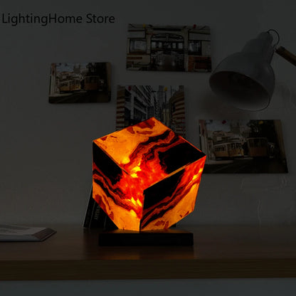 Onyx Marble Lamp Onyx Marble Lamp Creative Decorative Lamp Gift Night Lamp Bedside Lamp Christmas Gift Drop Shipping