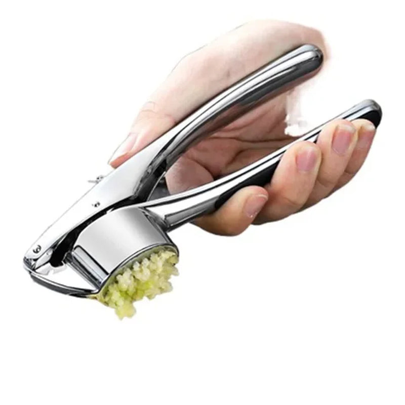 Zinc Alloy Garlic Press Manually Mashed Garlic Machine Garlic Crusher Handheld Cooking Ginger Crusher Kitchen Tools