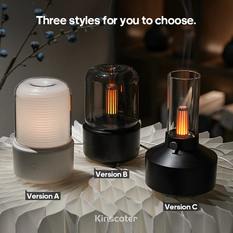 Home Portable Aroma Diffuser USB Air Humidifier Essential Oil Night Light Cold Mist Maker Sprayer for Gift Bedroom