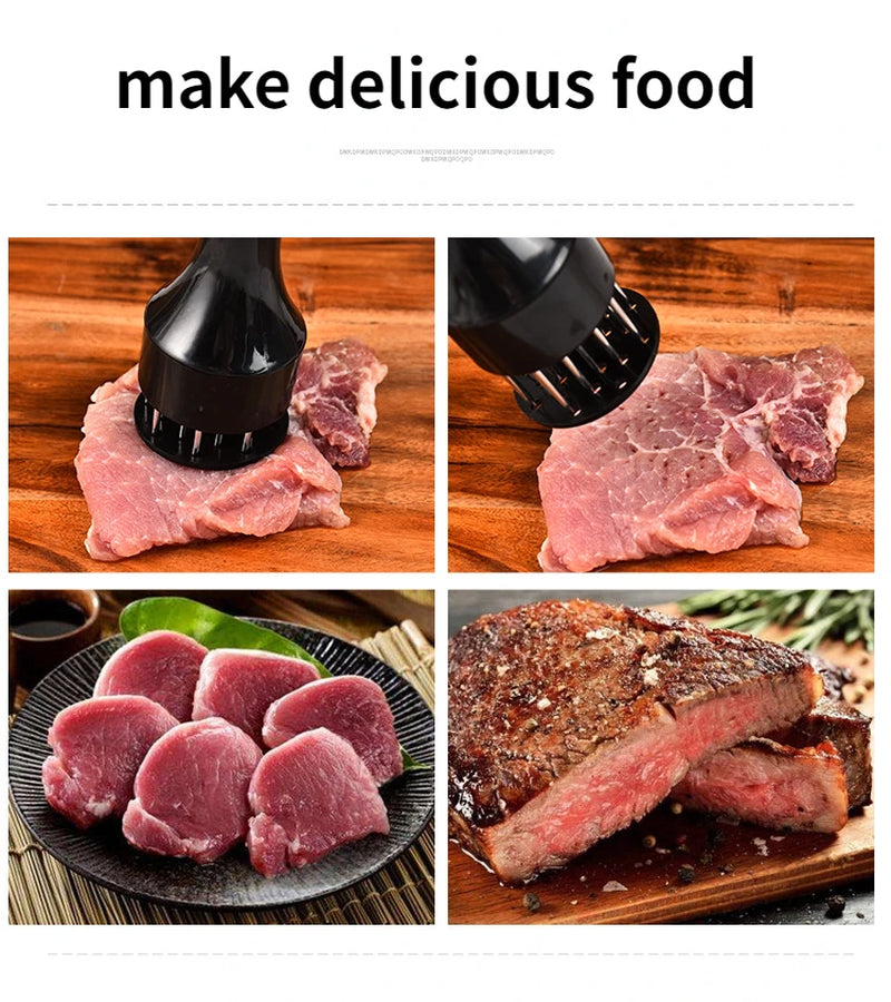 Professional Meat Tenderizer Needle Stainless Steel Kitchen Tools Cooking Accessories Steak Tenderizer Needle Rib Breaker